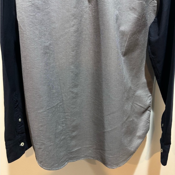 Y2K American Eagle Outfitters Black and Gray Button-Down Shirt - Picture 9 of 14